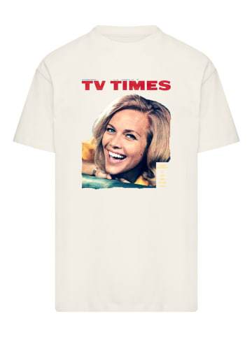 F4NT4STIC Oversize T-Shirt TV Times Honor Blackman 1964 Cover in sand