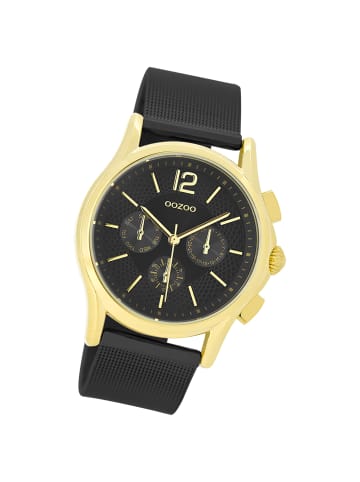 Oozoo Analog-Armbanduhr Oozoo Timepieces schwarz mittel (ca. 38mm)