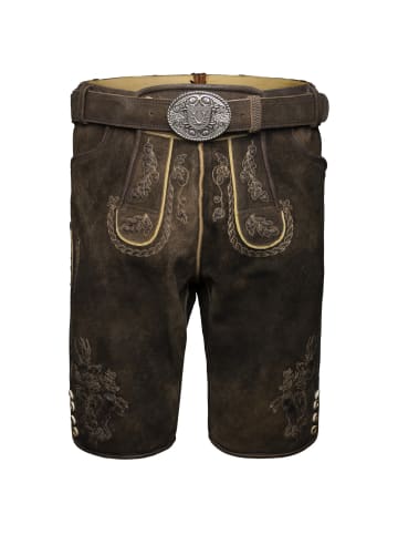 KRÜGER Lederhose Theodor in braun