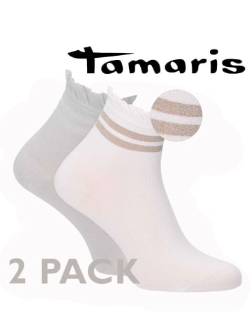 Tamaris Socken in grau-weiss