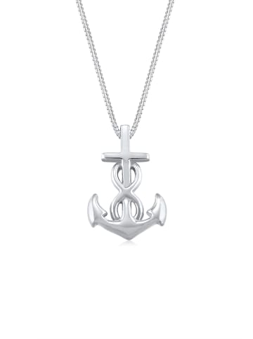 Elli Halskette 925 Sterling Silber Anker, Infinity, Kreuz in Silber