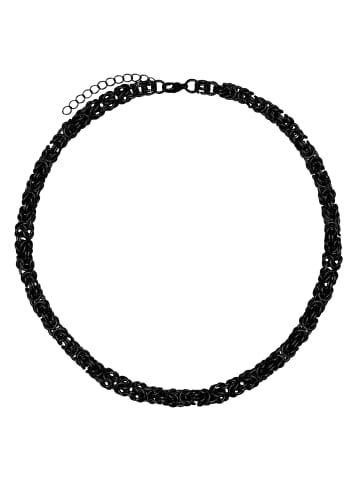 Steel_Art Byzantine Halskette Herren Jim schwarz farben in schwarz