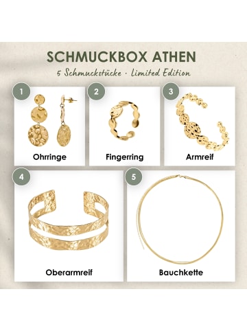 Steel_Art Geschenkbox für Frauen 2026 Summerbox Athen silberfarben in goldfarben