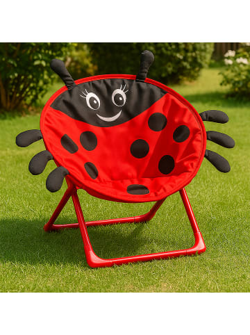 relaxdays Moonchair Kinder "Marienkäfer" - (B)50 x (H)47 x (T)48 cm