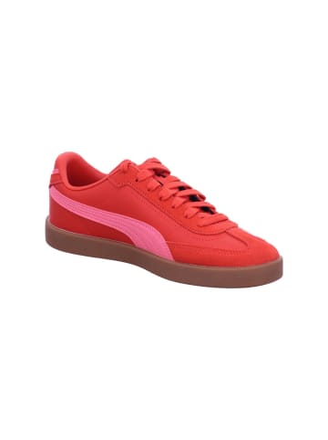 Puma Damen- Schnürschuhe Puma Club II Era in Rot