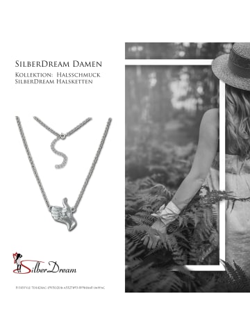 SilberDream 925 Sterling Silber Damen SilberDream Halsketten Daumen hoch  ca. 41cm bis 46cm