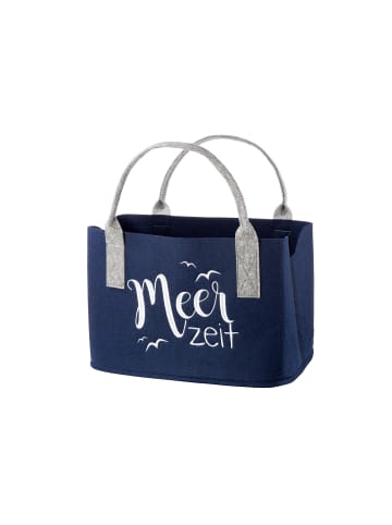 GMD Living Filztasche "Meerzeit" in Blau