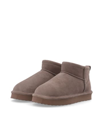 Bianco Plateaustiefel in Taupe