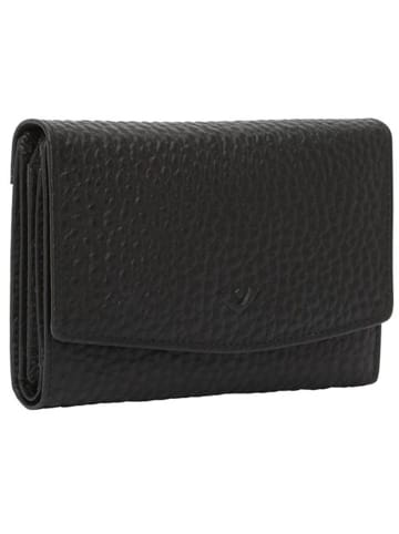 VLD VOi Leather Design 4Seasons Aida Geldbörse Leder 17 cm in schwarz