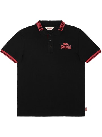 Lonsdale Polo "Byermoor" in Schwarz