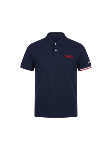 Iceberg Blau Baumwolle Herren Polo Hemd