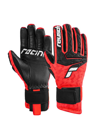 Reusch Fingerhandschuhe World Cup Warrior Neo in 7809 black / fluo red