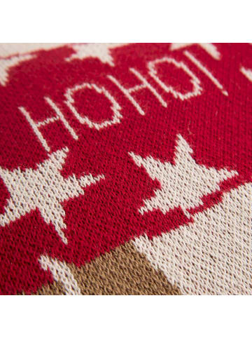 Tom Tailor Zierkissenhülle WEIHNACHTSKISSEN in Natur