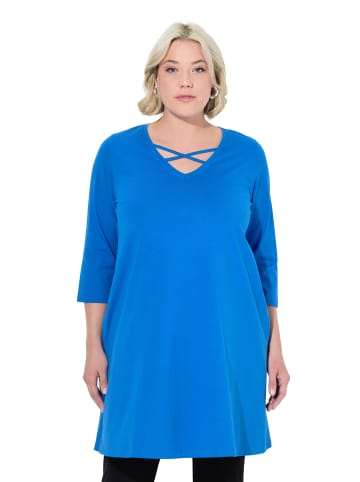 Ulla Popken Longshirt in lapisblau