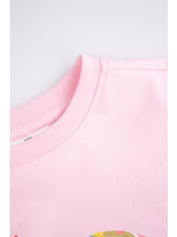 Coccodrillo Langarm-T-Shirt in rosa