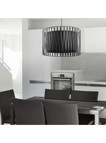 Licht-Erlebnisse Pendelleuchte (B)50 x (L)50 x (T)120 cm in SchwarzSchwarz