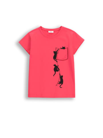 Coccodrillo T-Shirt mit kurzen Ärmeln in fuchsie