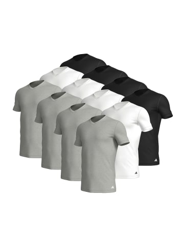 adidas T-Shirt T-Shirt Basic V-Neck 12P in Multi