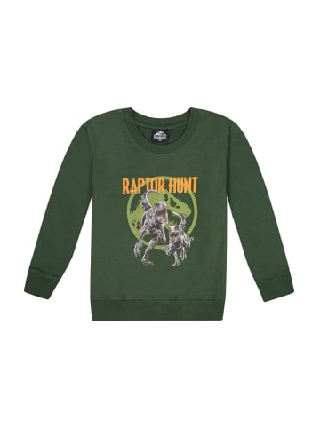 ONOMATO! Pullover Sweatshirt Jurassic World Raptor Hunt in Grün