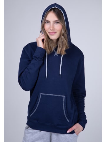 maluuna Hausanzug Hoodie mit Hose in grau