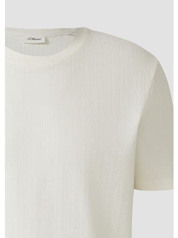 s.Oliver T-Shirt in 0200_ecru