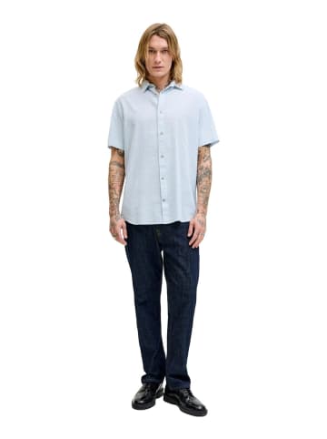 Jack & Jones Hemd JJESUMMER LINEN BLEND in Blau
