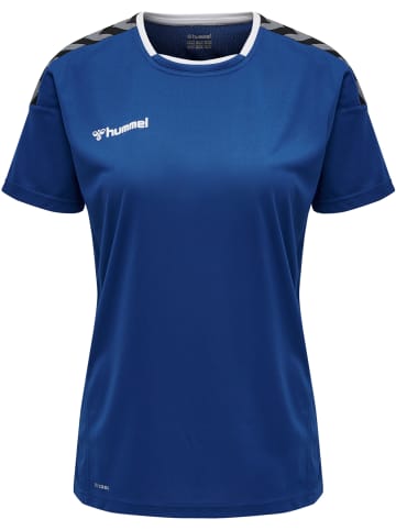 Hummel Hummel T-Shirt Hmlauthentic Multisport Damen Atmungsaktiv Feuchtigkeitsabsorbierenden in TRUE BLUE