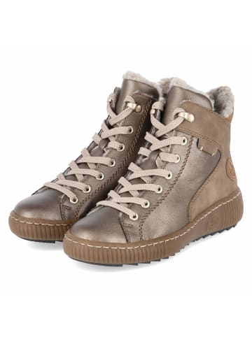 rieker Schnürstiefel in bronze