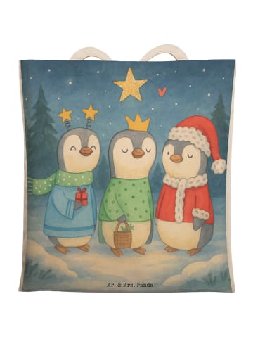 Mr. & Mrs. Panda Umhängetasche Winterzeit Heilige drei Könige De... in Weiß
