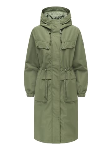 Navahoo Langmantel Kirschwind 14 in Olive Leaf