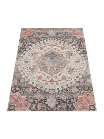 KADIMA DESIGN Outdoor Teppich Orientalisch Vintage Balkon, Terrasse in Grau