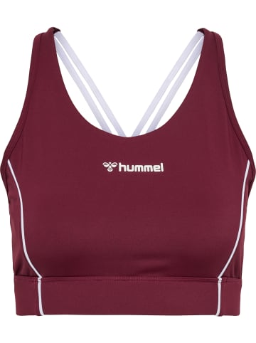 Hummel Hummel Bh Hmlmt Yoga Damen Atmungsaktiv Schnelltrocknend in ZINFANDEL