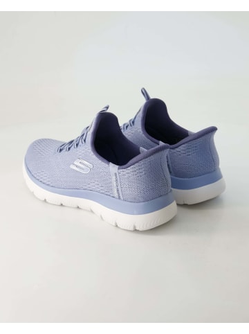 Skechers Slip On Sneaker in Blau