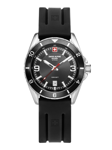 Swiss Alpine Military by Grovana Analoguhr für Herren in Schwarz
