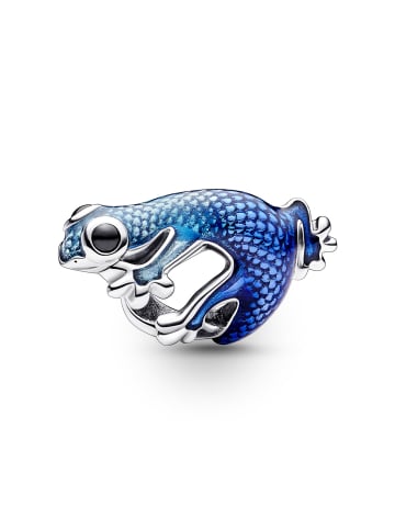 Pandora Charm Silber Metallisch Blauer Gecko