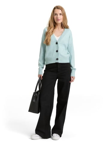 Tom Tailor Pullover in white moss melange