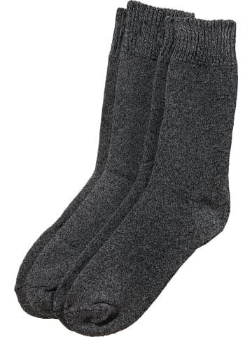REDBEST Frottee, Thermo Thermo-Socken 2 Paar in grau meliert