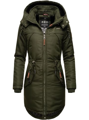 Marikoo Wintermantel Kamii in Olive