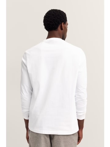 Bugatti Langarmshirt in 10-weiß