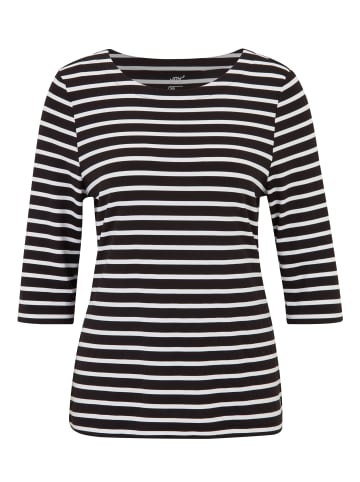 Joy Sportswear T-Shirt CARINA in white/black stripes