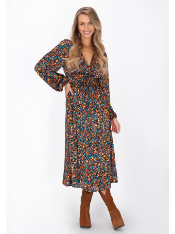 IZIA Dress in green multicolor
