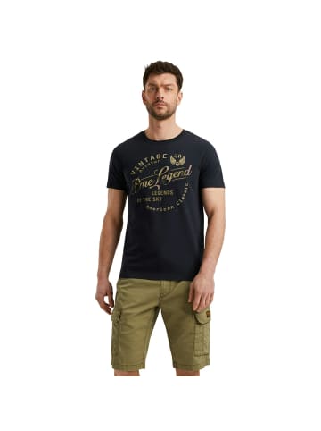 PME Legend T-Shirt SHORT SLEEVE R-NECK SINGLE JERSEY PLAY in Blau