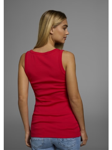 FLASHLIGHTS Tanktop in rot, schwarz