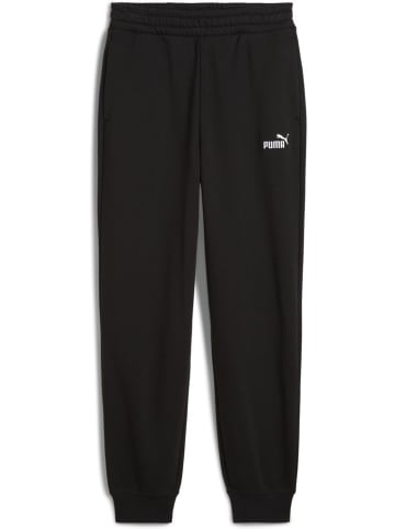 Puma Sporthose "ESS Small No.1 Logo Comfort High-Waist Sweatpants FL cl" in Schwarz