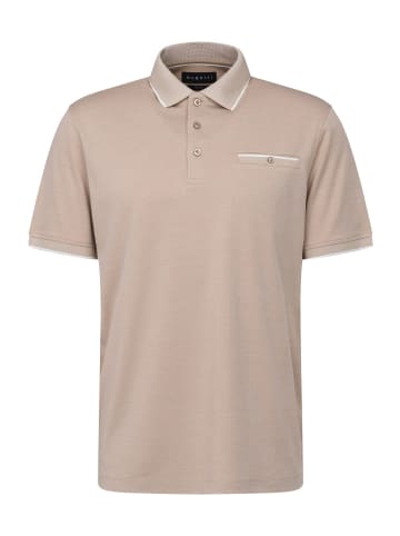 Bugatti Polo Kurzarm in 60-taupe