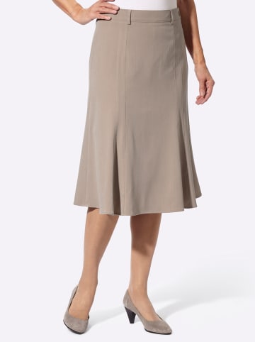 WITT WEIDEN Bahnenrock in sesam-meliert