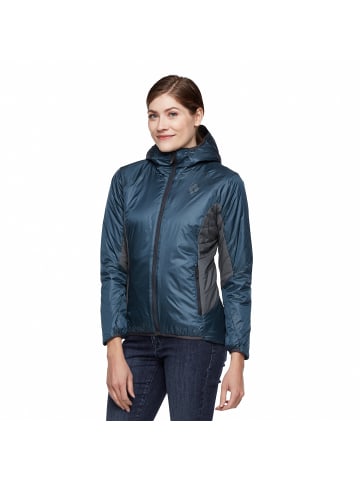 Black Diamond W VISIHYBRID HOODY in Rauchblau