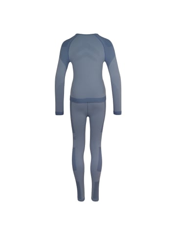 Trollkids Baselayer "Hemsedal" in Lotusblau