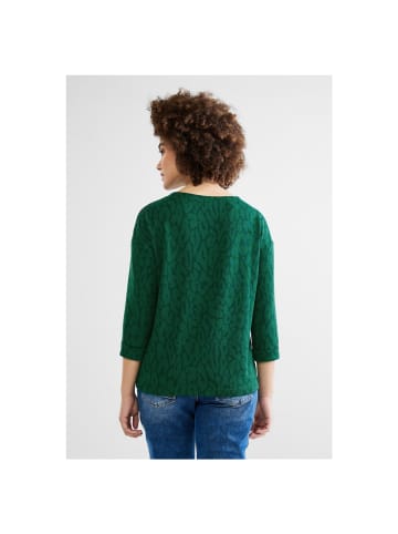 Street One Langarmshirt in dark brisk green