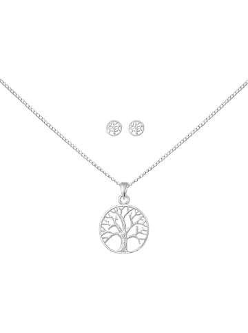 Alexander York Schmuckset TREE OF LIFE in 925 Sterling Silber, 4-tlg.